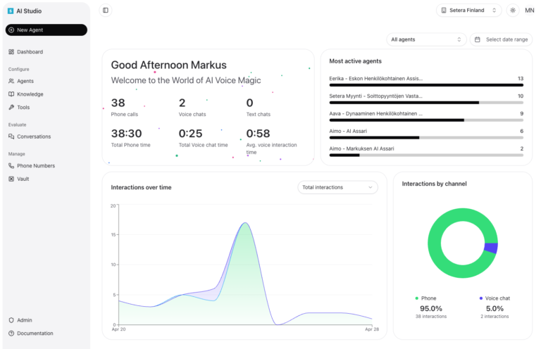 Setera lanseeraa SmartVoice-ratkaisun – tekoäly tehostaa yritysten puhelinpalvelua
